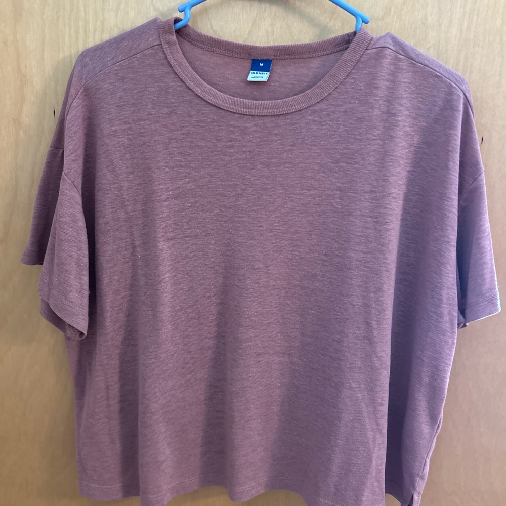 Women’s Old Navy Cropped Tee in Dusty Mauve